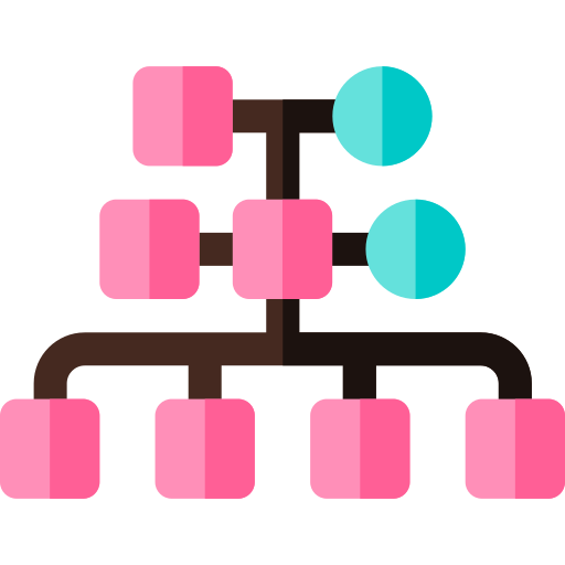 genética Basic Rounded Flat icono
