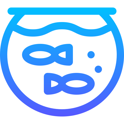 물고기 Basic Gradient Lineal color icon