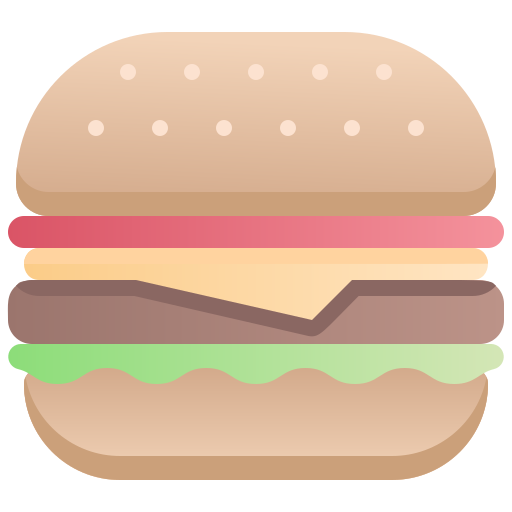 burguer Generic Flat Gradient icoon