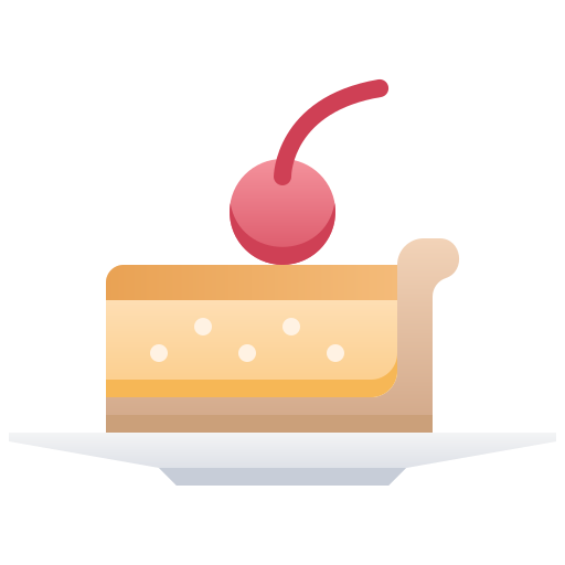 taart Generic Flat Gradient icoon