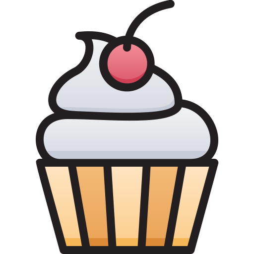 muffin Generic Outline Color icon