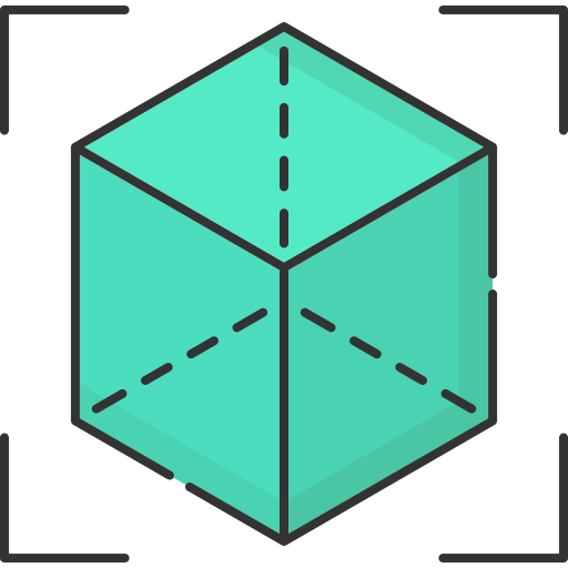 Cube Generic Outline Color icon