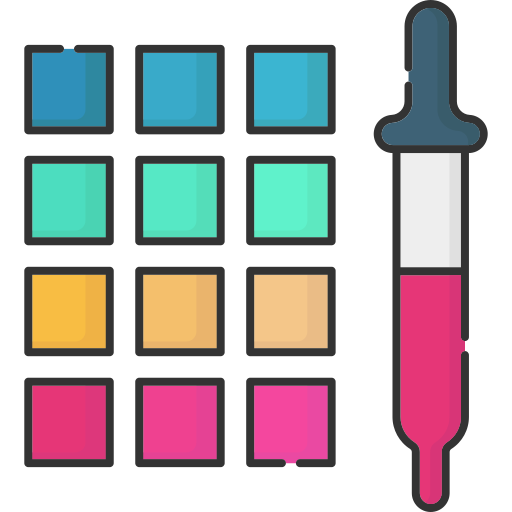 narzędzie do wybierania kolorów Generic Outline Color ikona