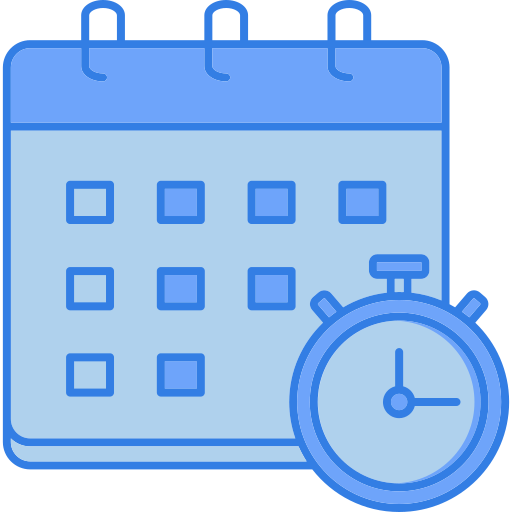 Deadline Generic Blue icon