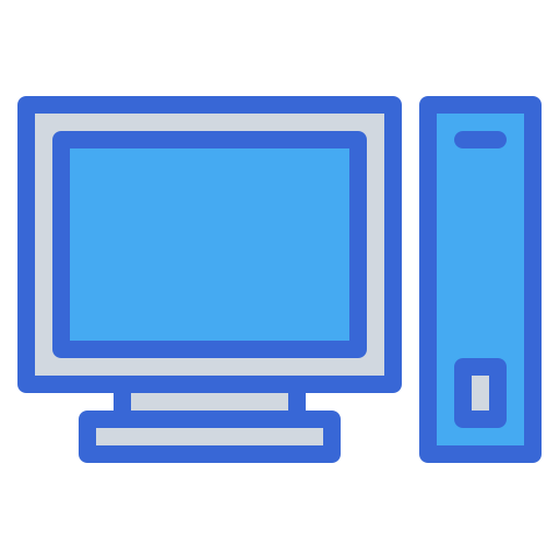 computers Generic Blue icoon