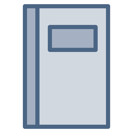 Book Generic Outline Color icon