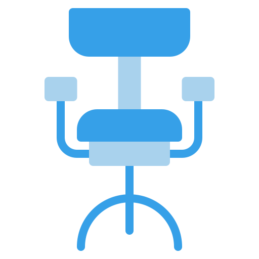 Chair Generic Blue icon