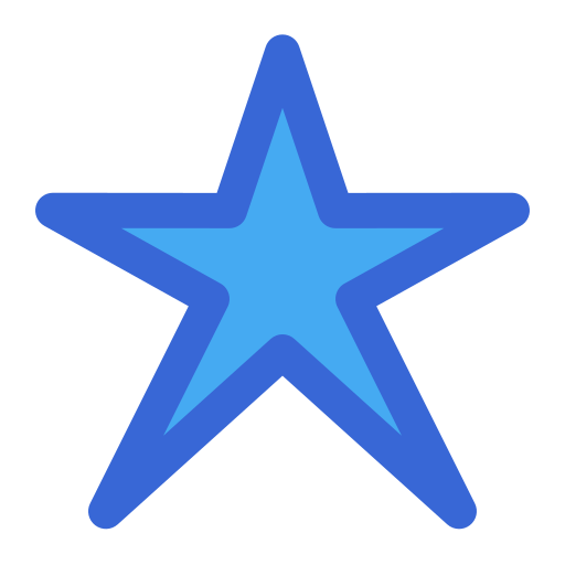 estrella Generic Blue icono