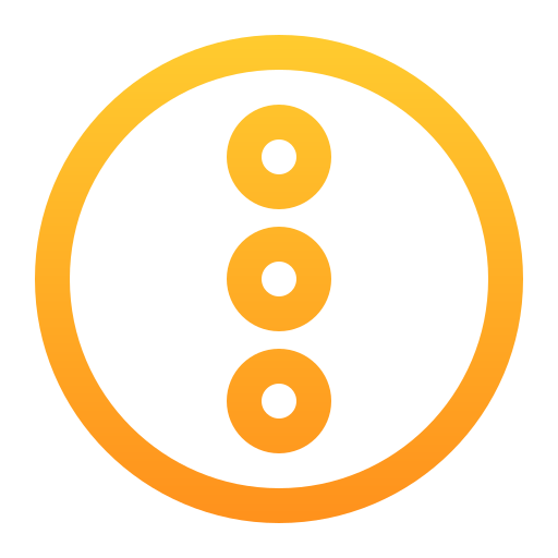 Three dots Generic Gradient icon