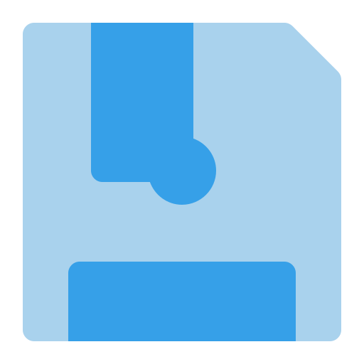 Save Generic Blue icon