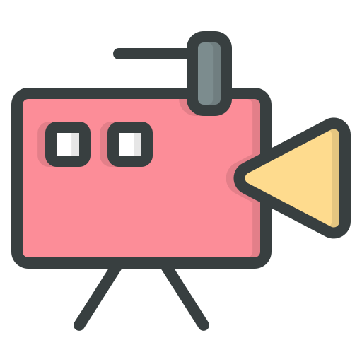 Video recorder Generic Outline Color icon