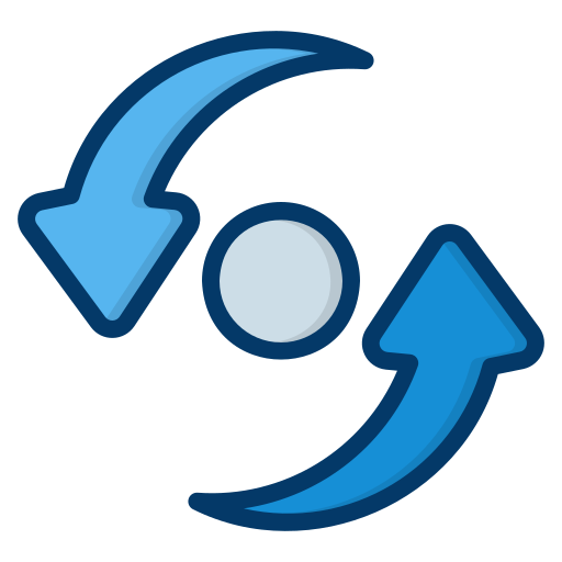 sincronizar Generic Blue icono