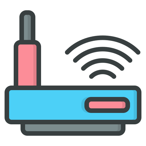 w-lan Generic Outline Color icon