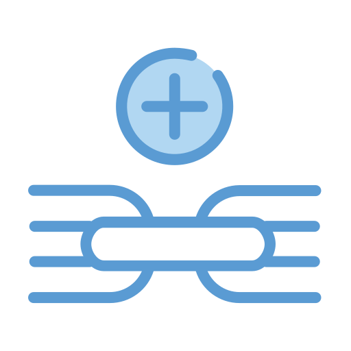 Linked Generic Blue icon