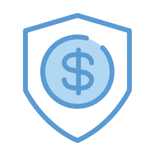 お金の通貨 Generic Blue icon