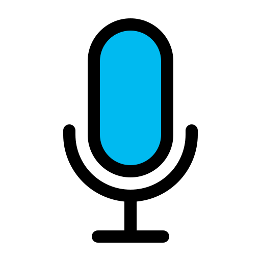 microfone Generic Outline Color Ícone