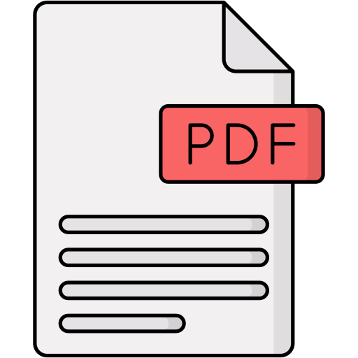 file pdf Generic Outline Color icona