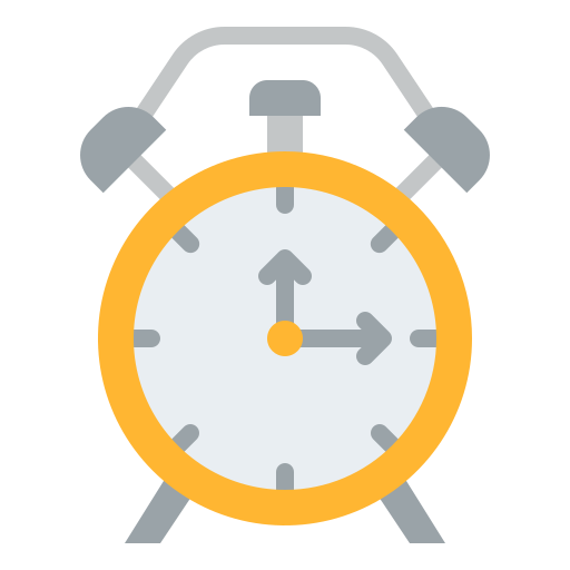 Alarm clock Iconixar Flat icon