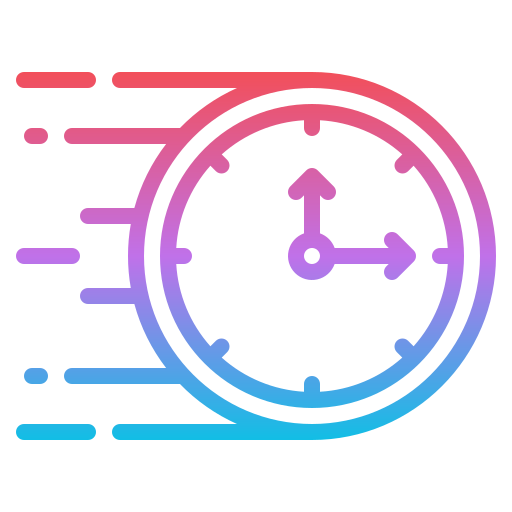 tempo veloce Iconixar Gradient icona