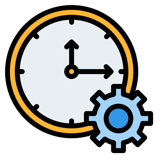 Time management Iconixar Lineal Color icon
