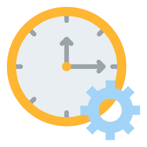 Time management Iconixar Flat icon