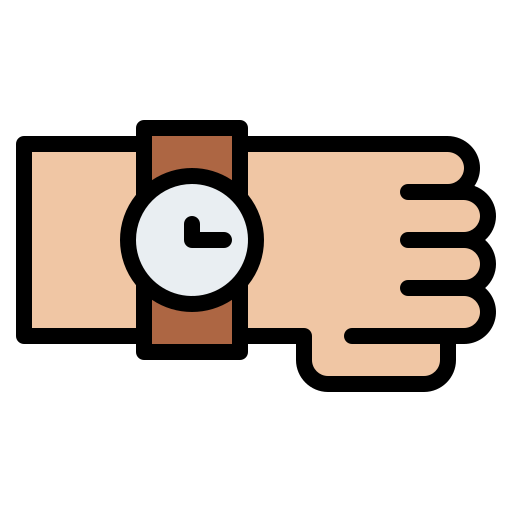 Wristwatch Iconixar Lineal Color icon