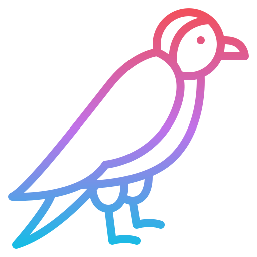 vogel Iconixar Gradient icoon