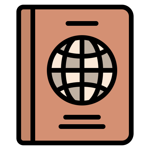 passeport Iconixar Lineal Color Icône