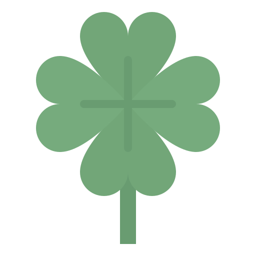 Clover leaf Iconixar Flat icon