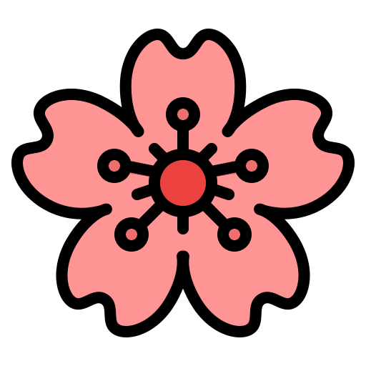 桜の花 Iconixar Lineal Color icon