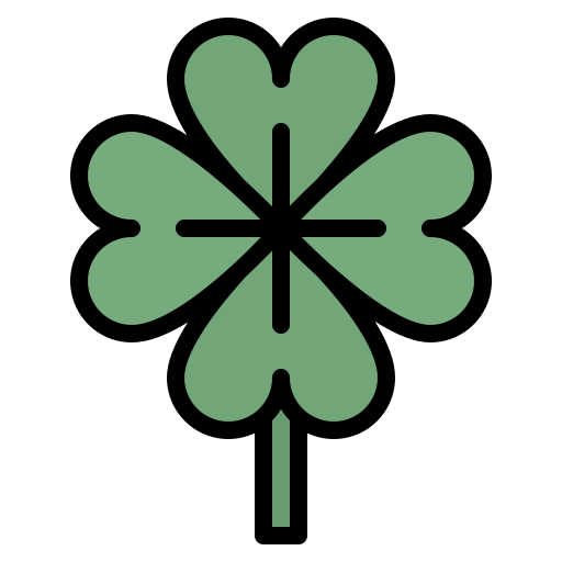 Clover leaf Iconixar Lineal Color icon