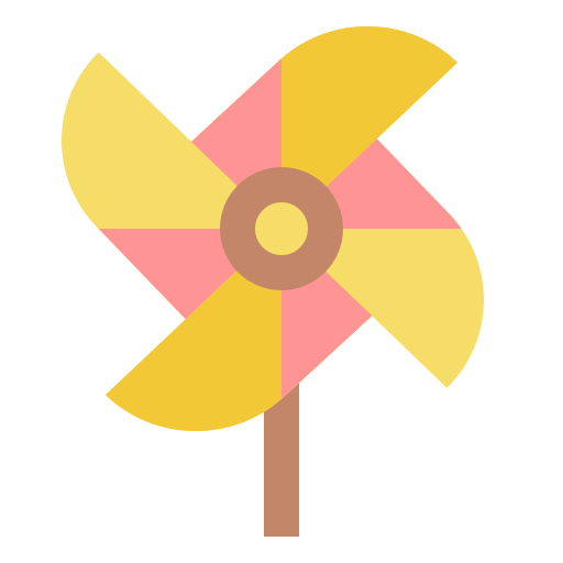 風車 Iconixar Flat icon