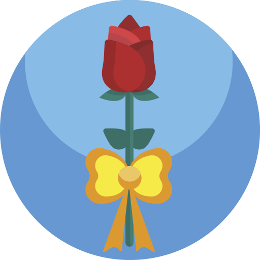 Rose flower Generic Circular icon