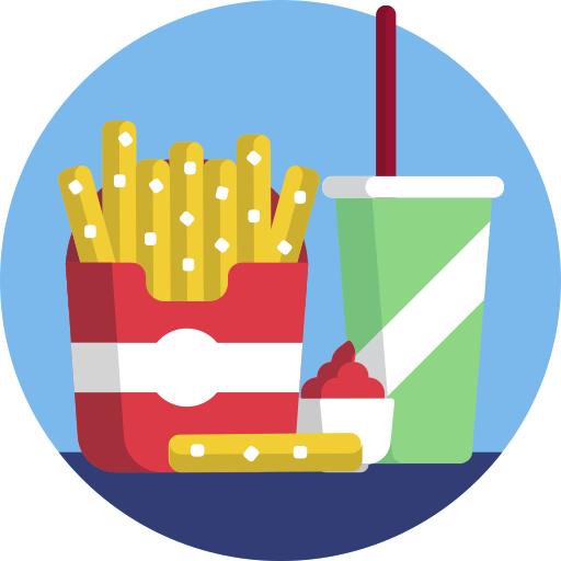French fries Generic Circular icon