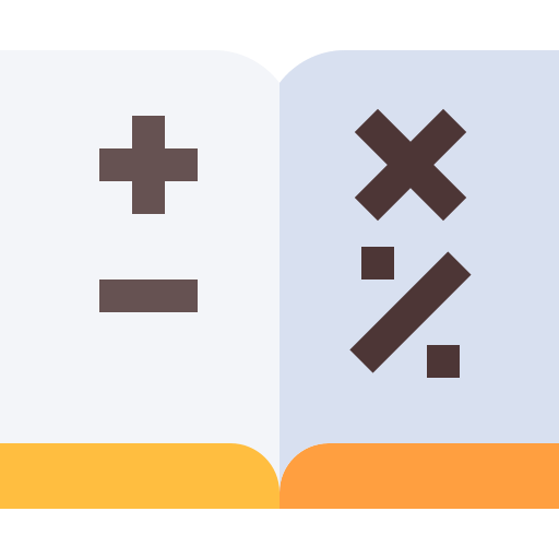수학 Basic Straight Flat icon