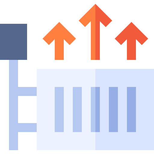 aquecimento Basic Straight Flat Ícone