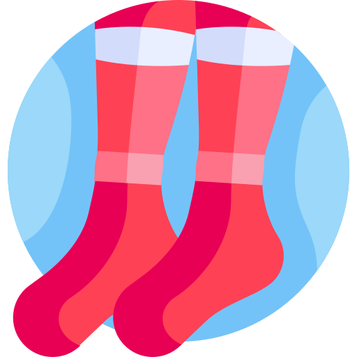 sokken Detailed Flat Circular Flat icoon