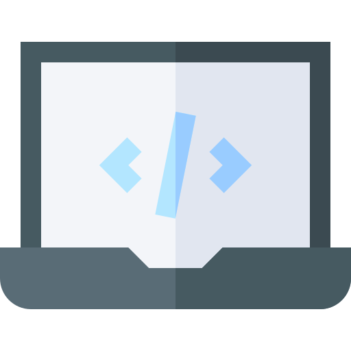 laptop Basic Straight Flat icon