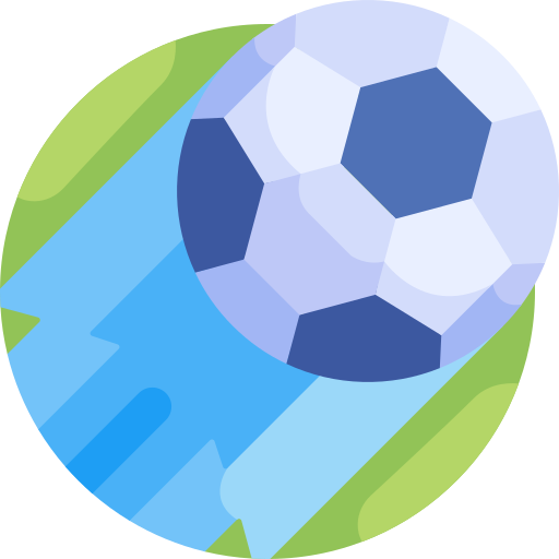 palla da calcio Detailed Flat Circular Flat icona