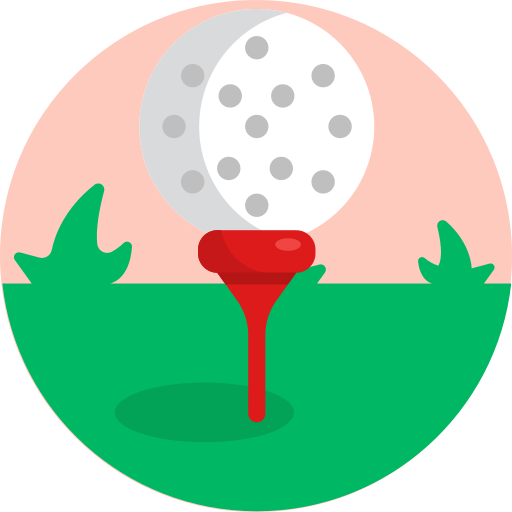 pallina da golf Generic Circular icona