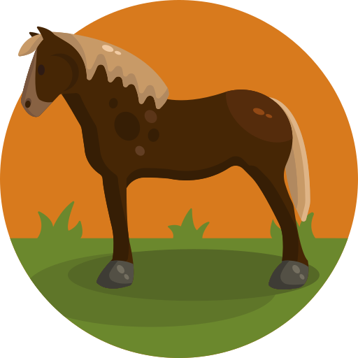 paard Generic Circular icoon