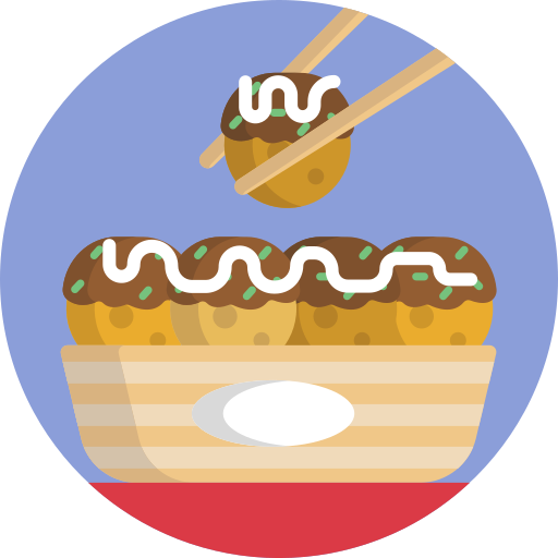 takoyaki Generic Circular icoon