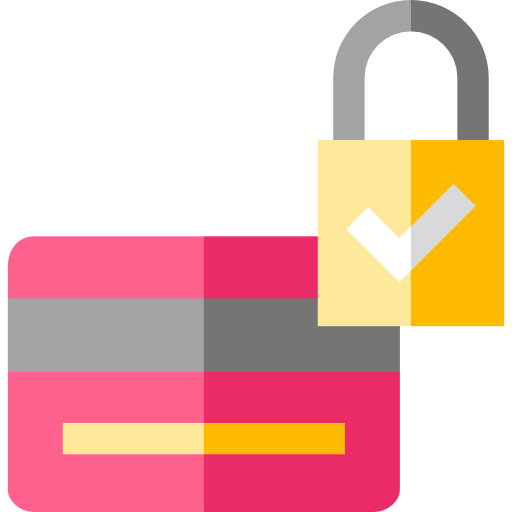 Payment security Basic Straight Flat icon