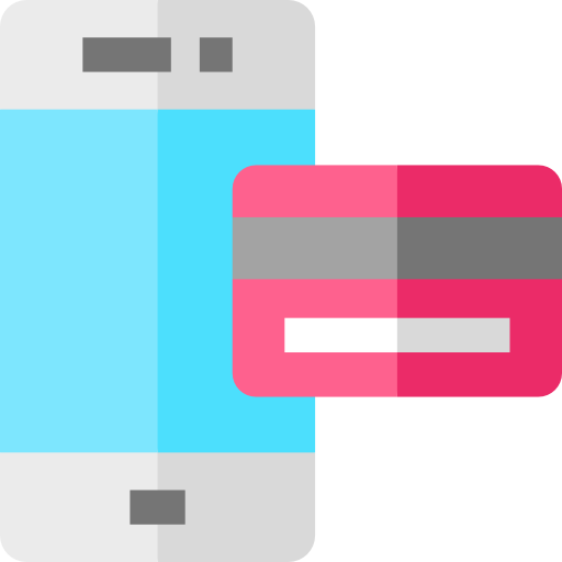 pagamento mobile Basic Straight Flat icona