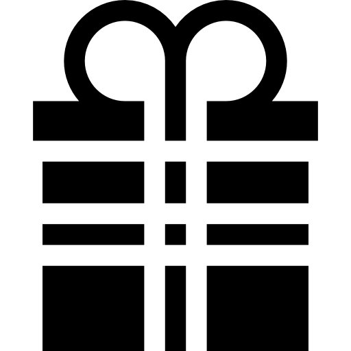 regalo Basic Straight Filled icono