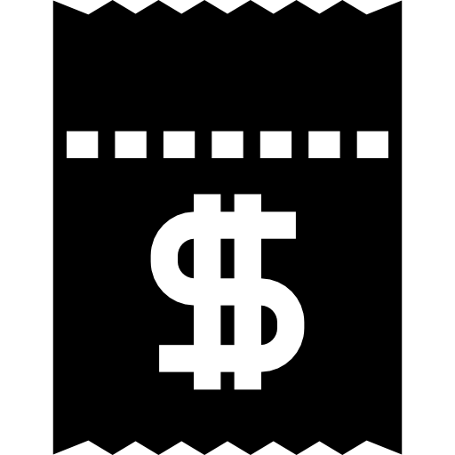 coupon Basic Straight Filled icon