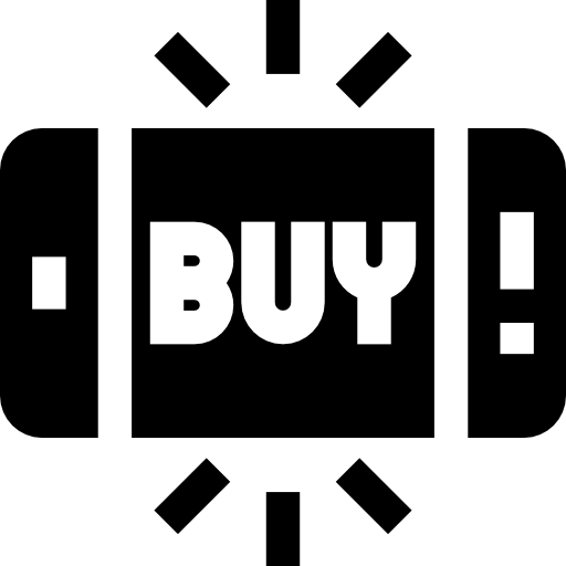 Мобильные покупки Basic Straight Filled иконка