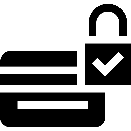 seguridad de pago Basic Straight Filled icono