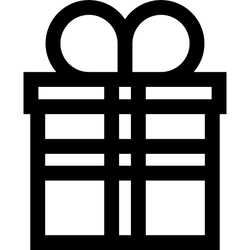 regalo Basic Straight Lineal icona