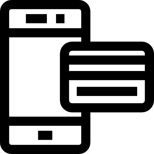 Mobile payment Basic Straight Lineal icon